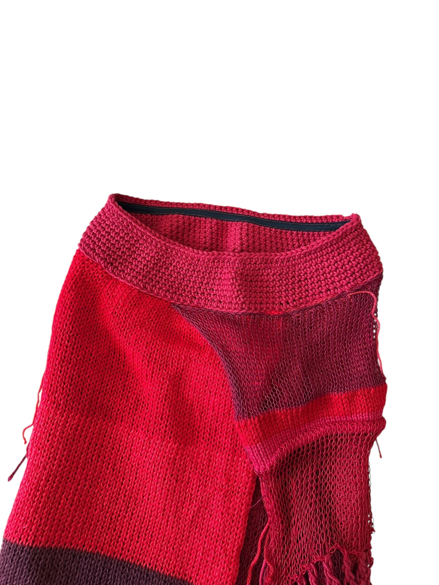 Rouge Asymmetrical Skirt