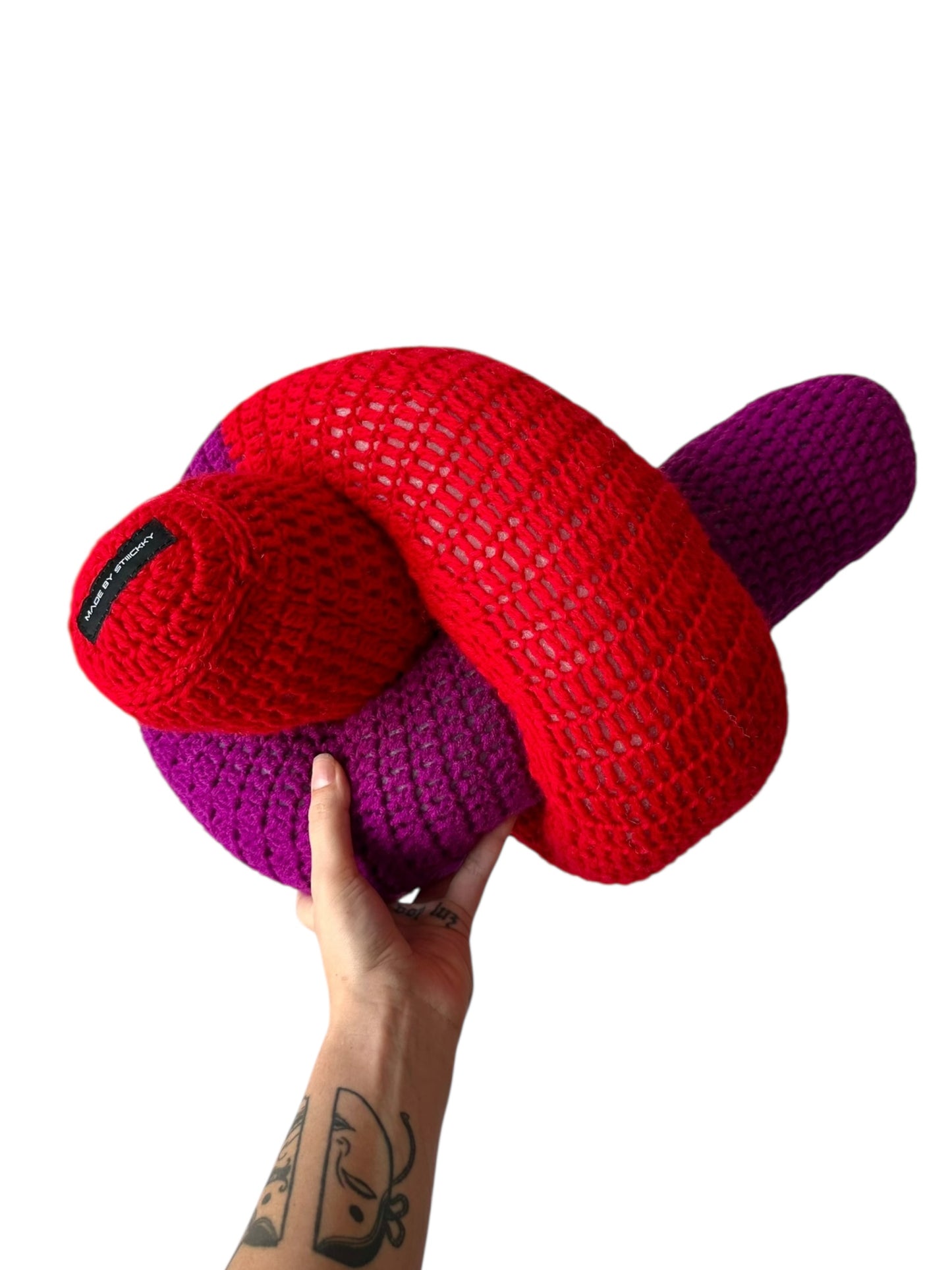 Crochet Knot Pillow