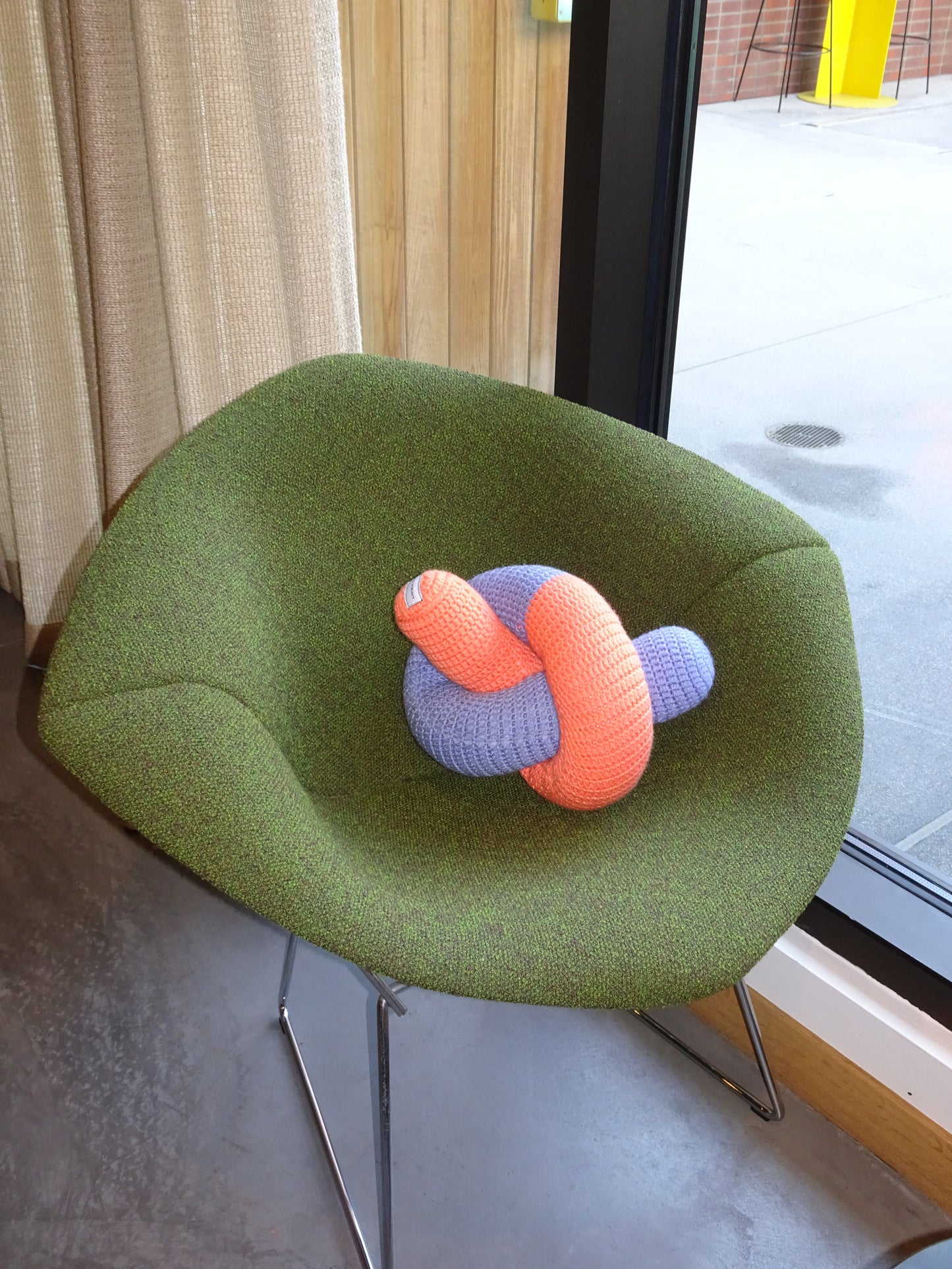 Crochet Knot Pillow