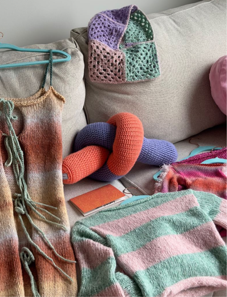 Crochet Knot Pillow