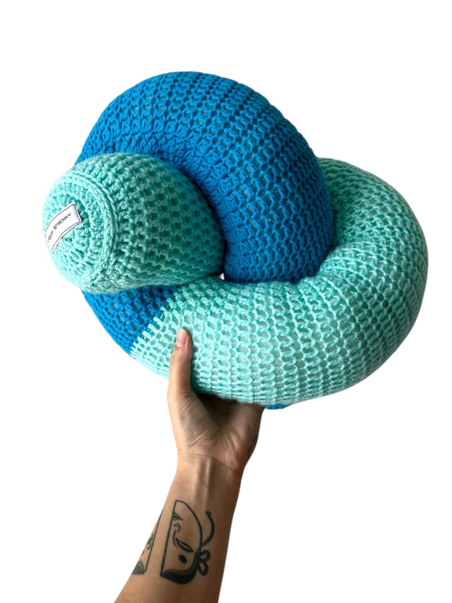 Crochet Knot Pillow