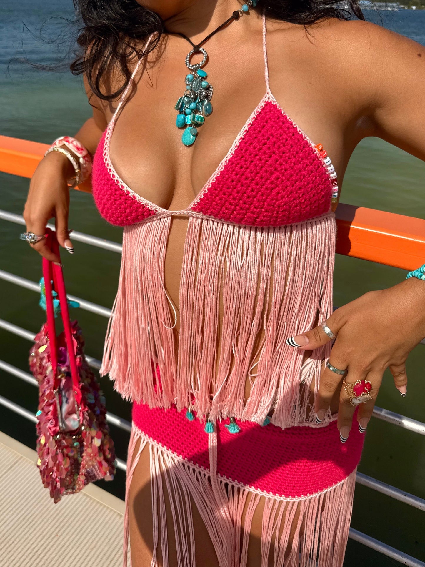 Amora Fringe Top