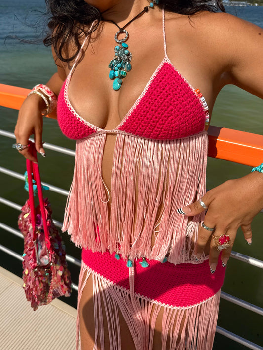 Amora Fringe Top