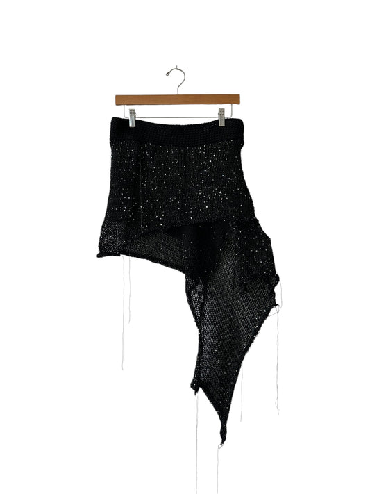 Black Sequin Skirt