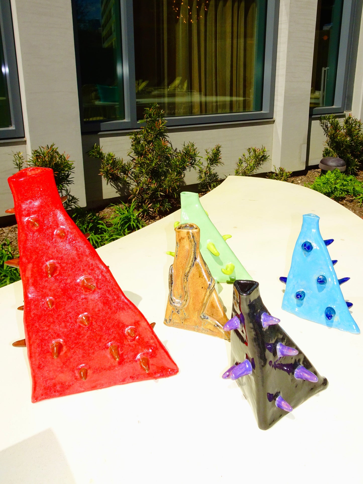 Spikey Vases