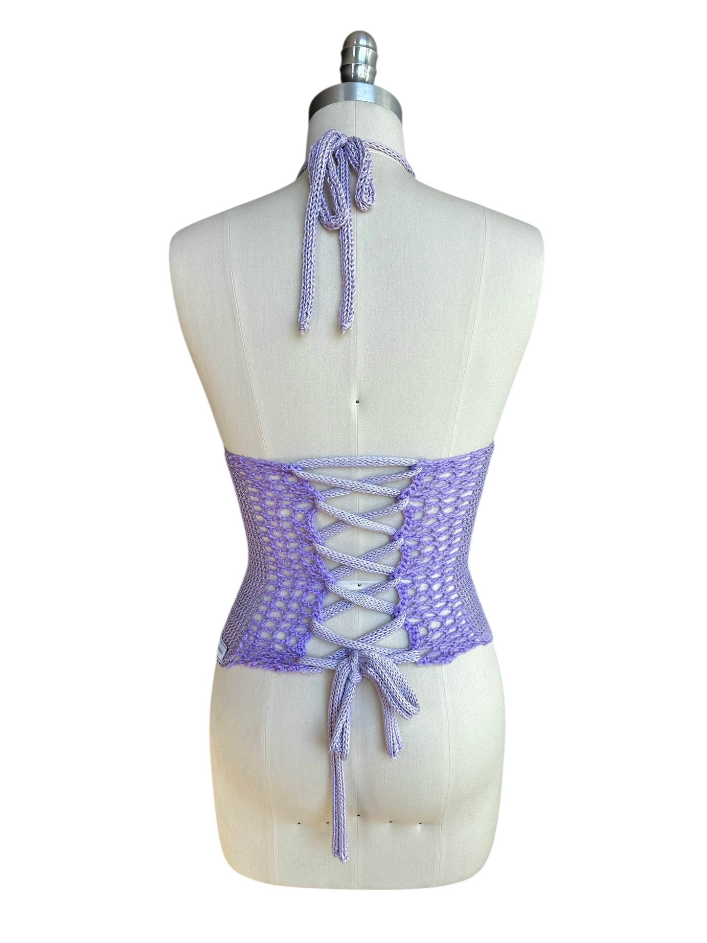 Blossom Filet Crochet Halter Top