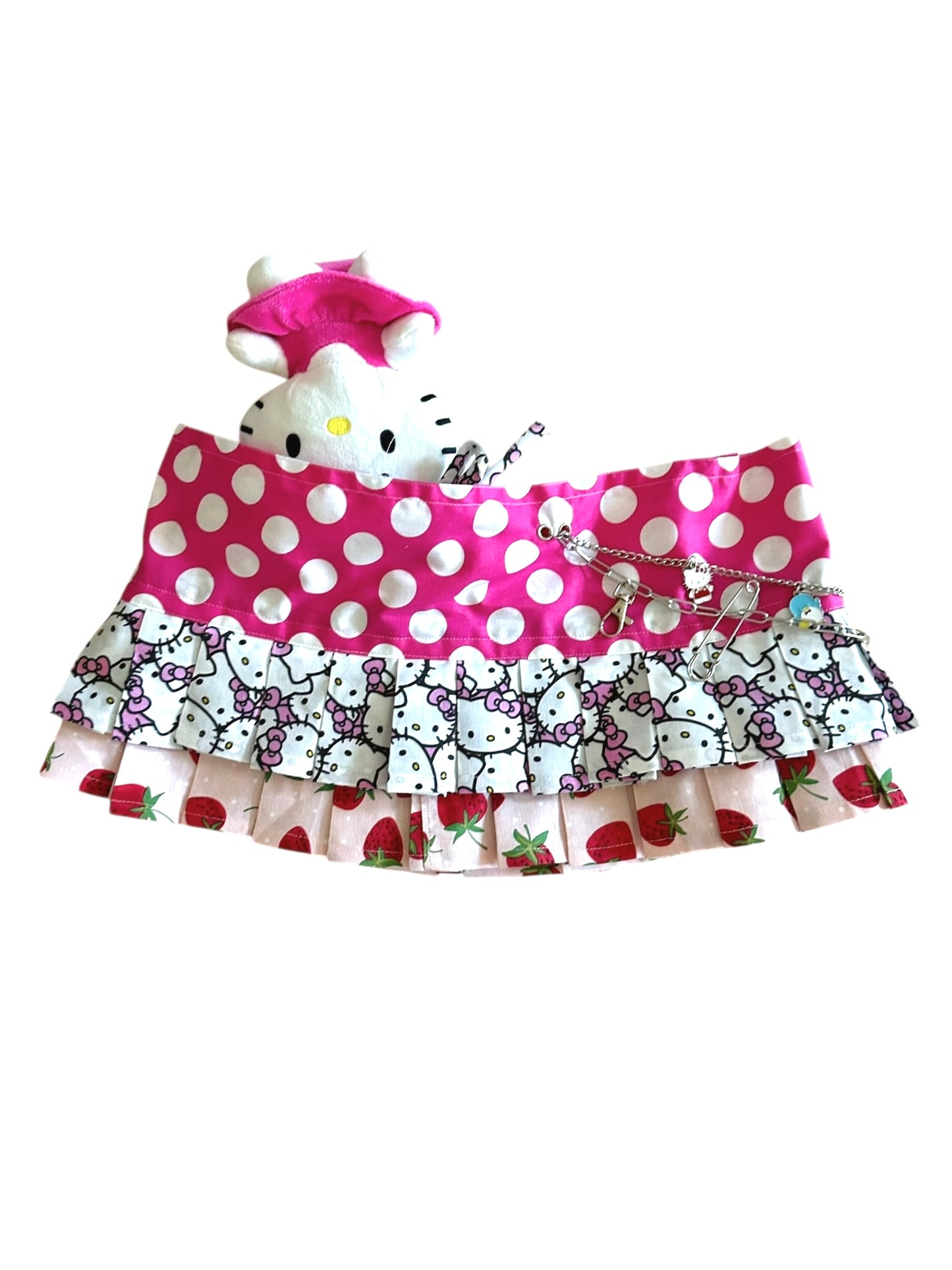 HK Plushie Belt Mini Skirt