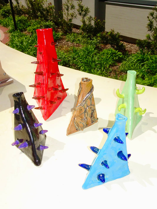 Spikey Vases