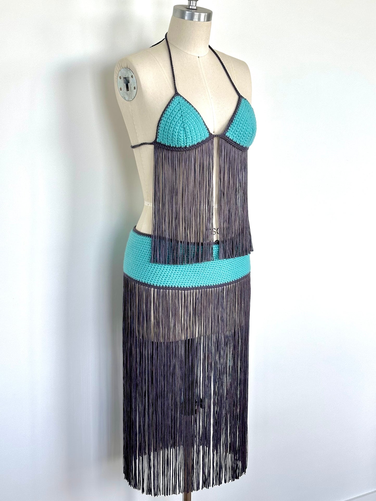 Iris Fringe Skirt