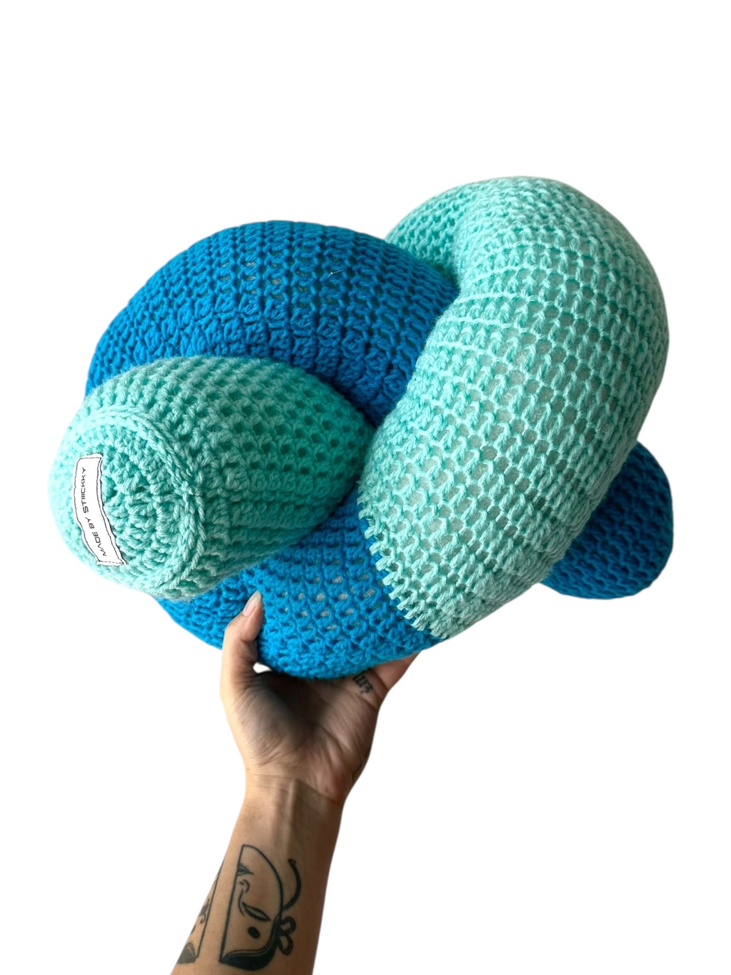 Crochet Knot Pillow