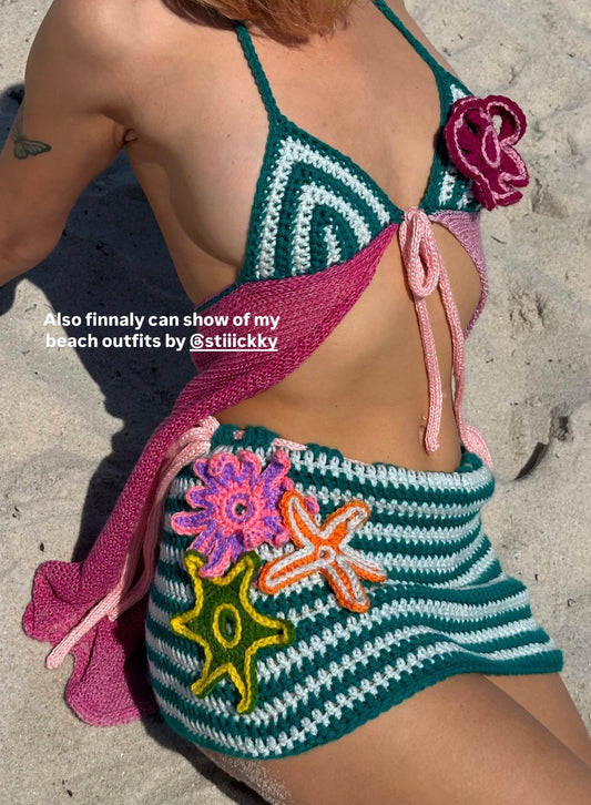 Kate Crochet Two-Piece Set