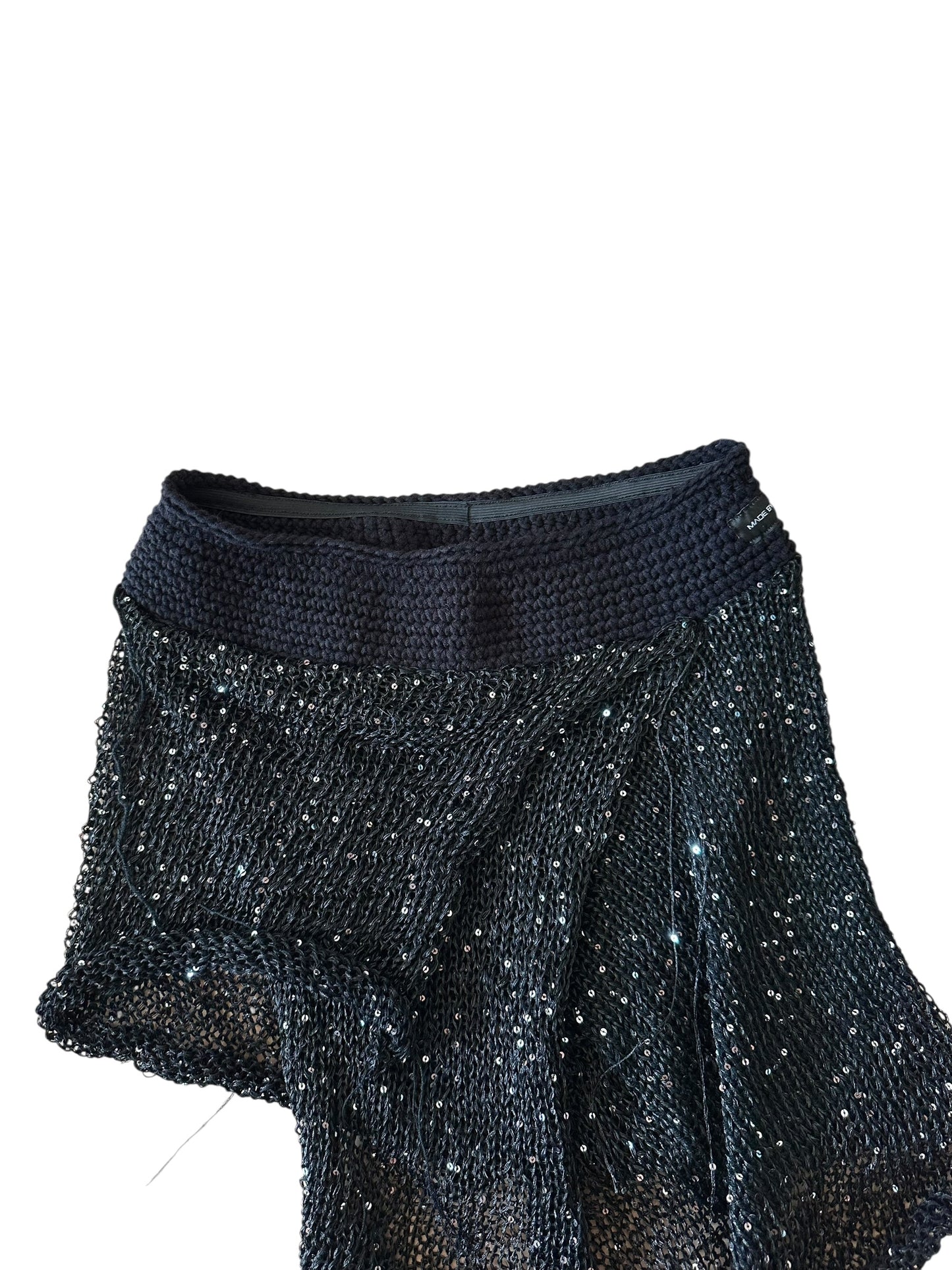 Black Sequin Skirt