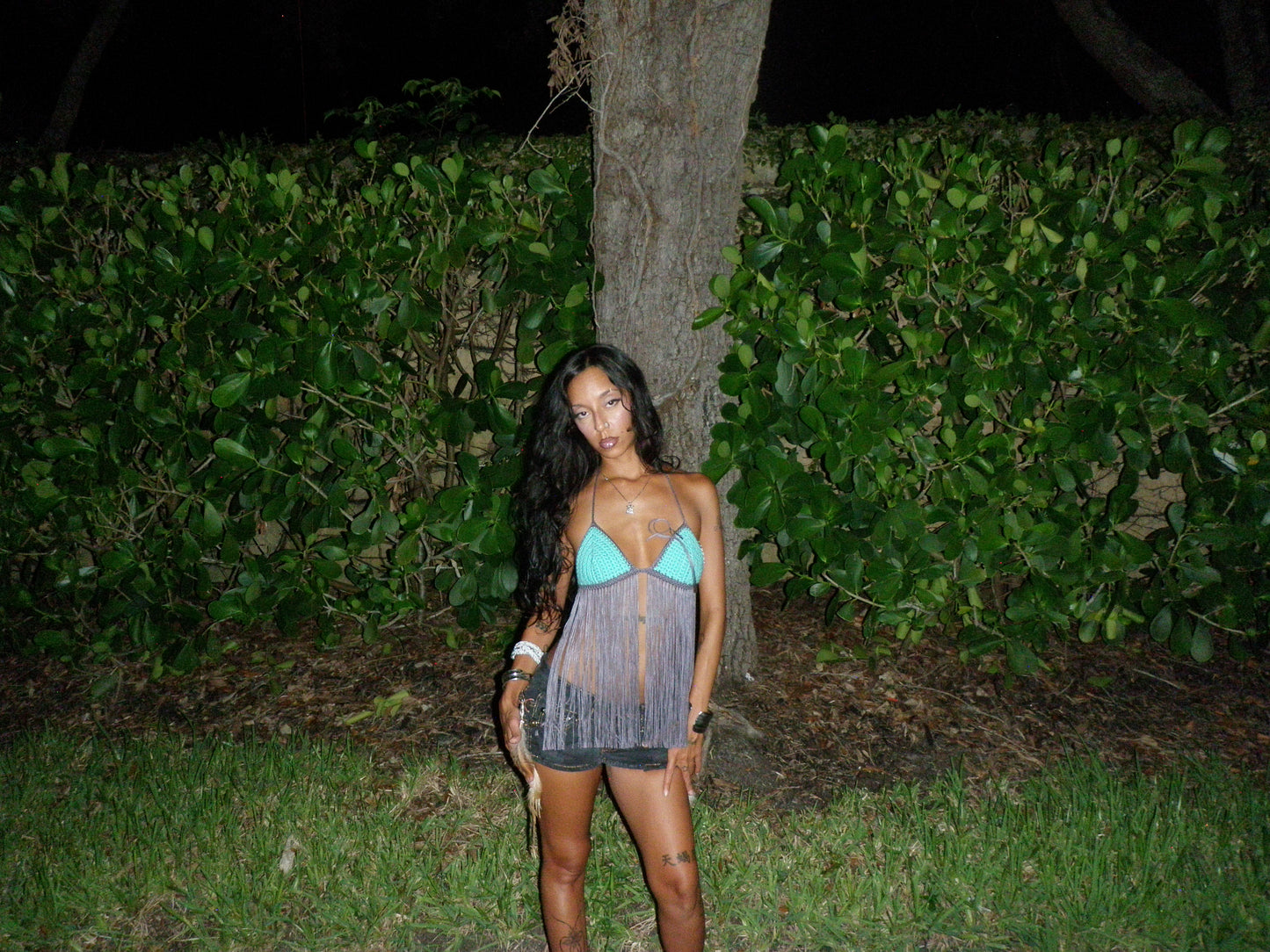 Iris Fringe Top