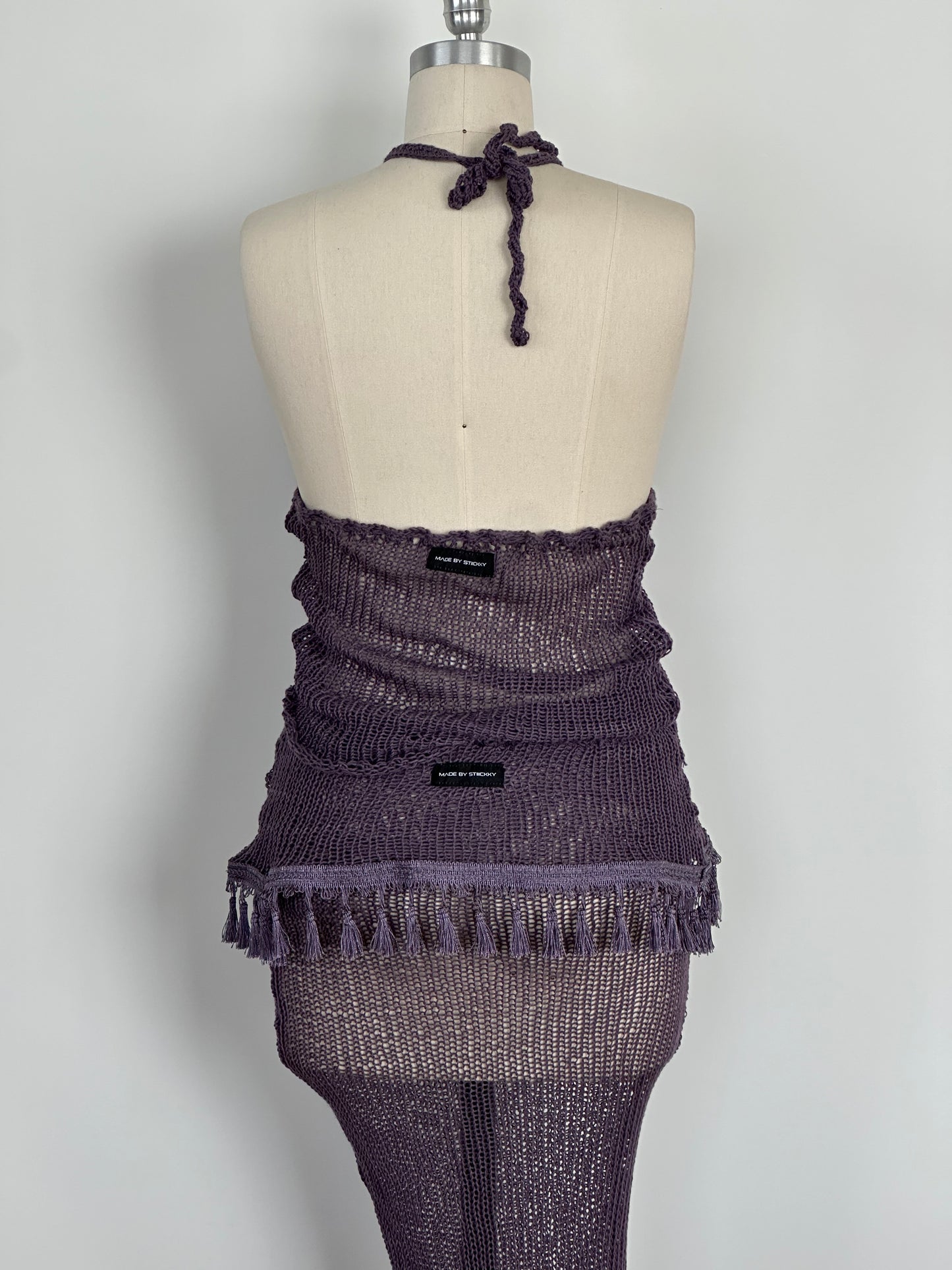 Purple Fringe 2-Piece Set