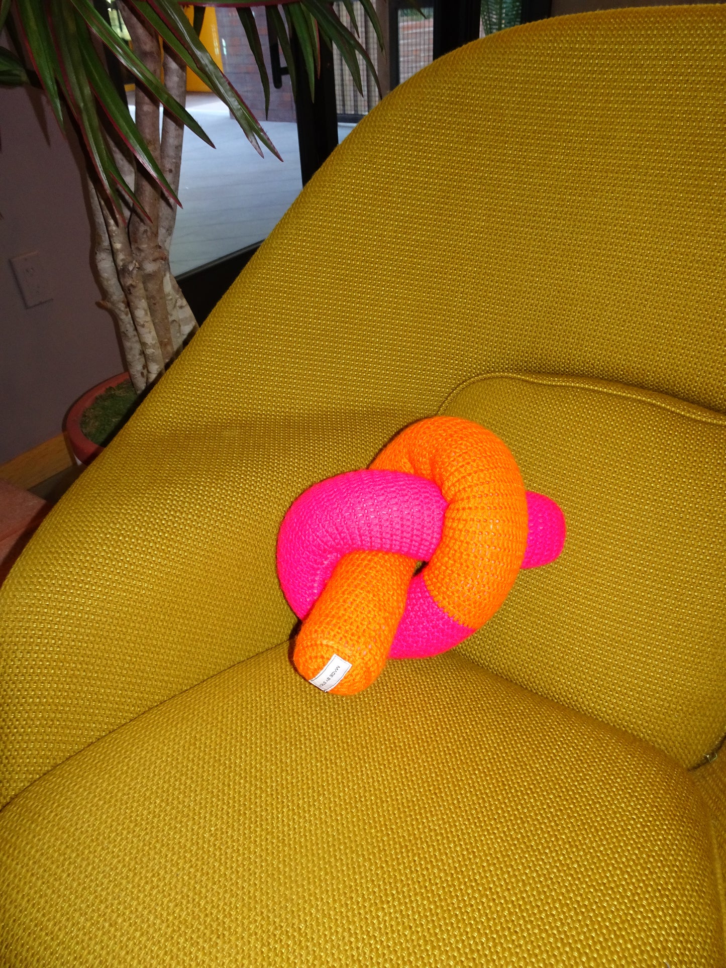 Crochet Knot Pillow