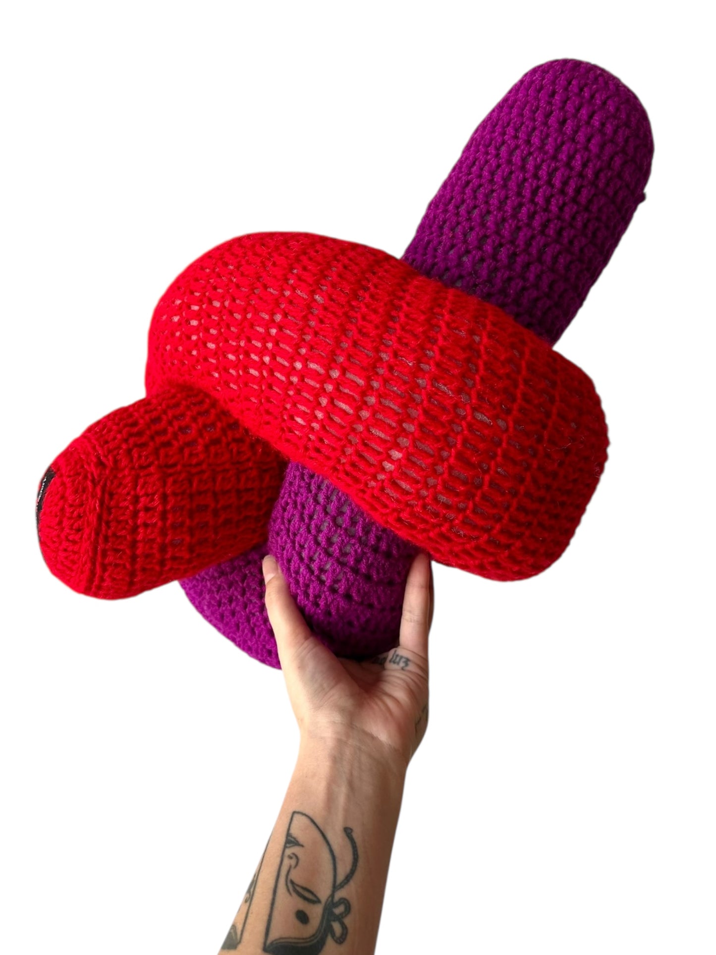 Crochet Knot Pillow