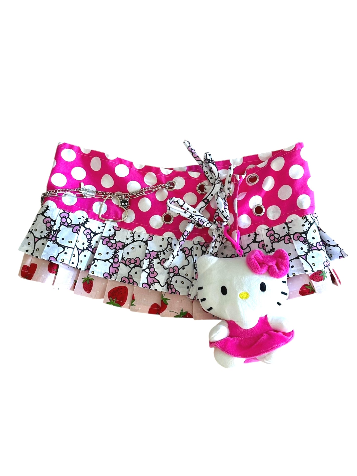 HK Plushie Belt Mini Skirt