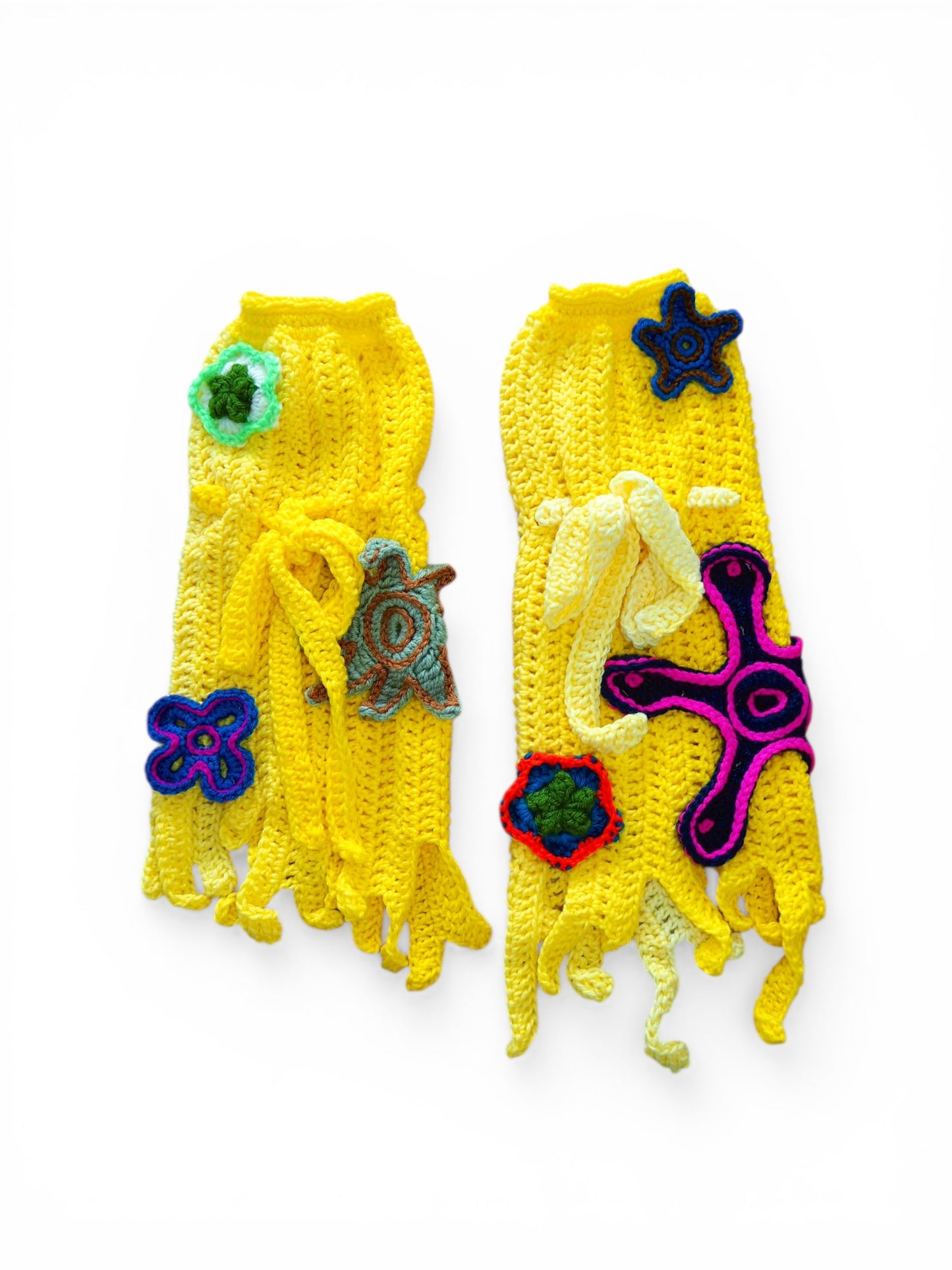 Crochet Slime Flowers 4-Piece Set