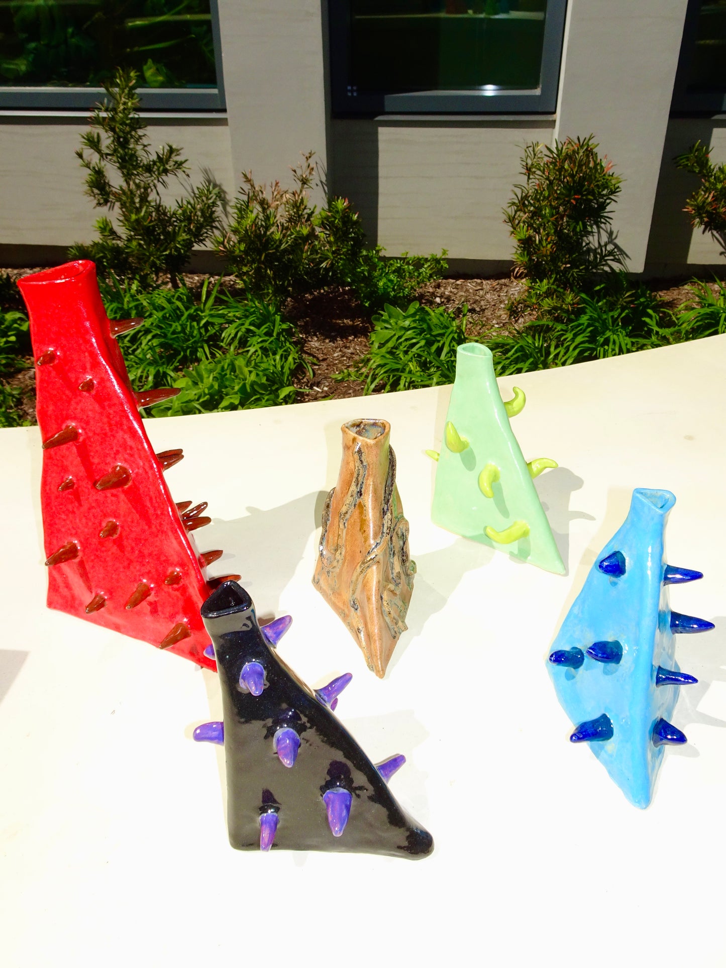 Spikey Vases