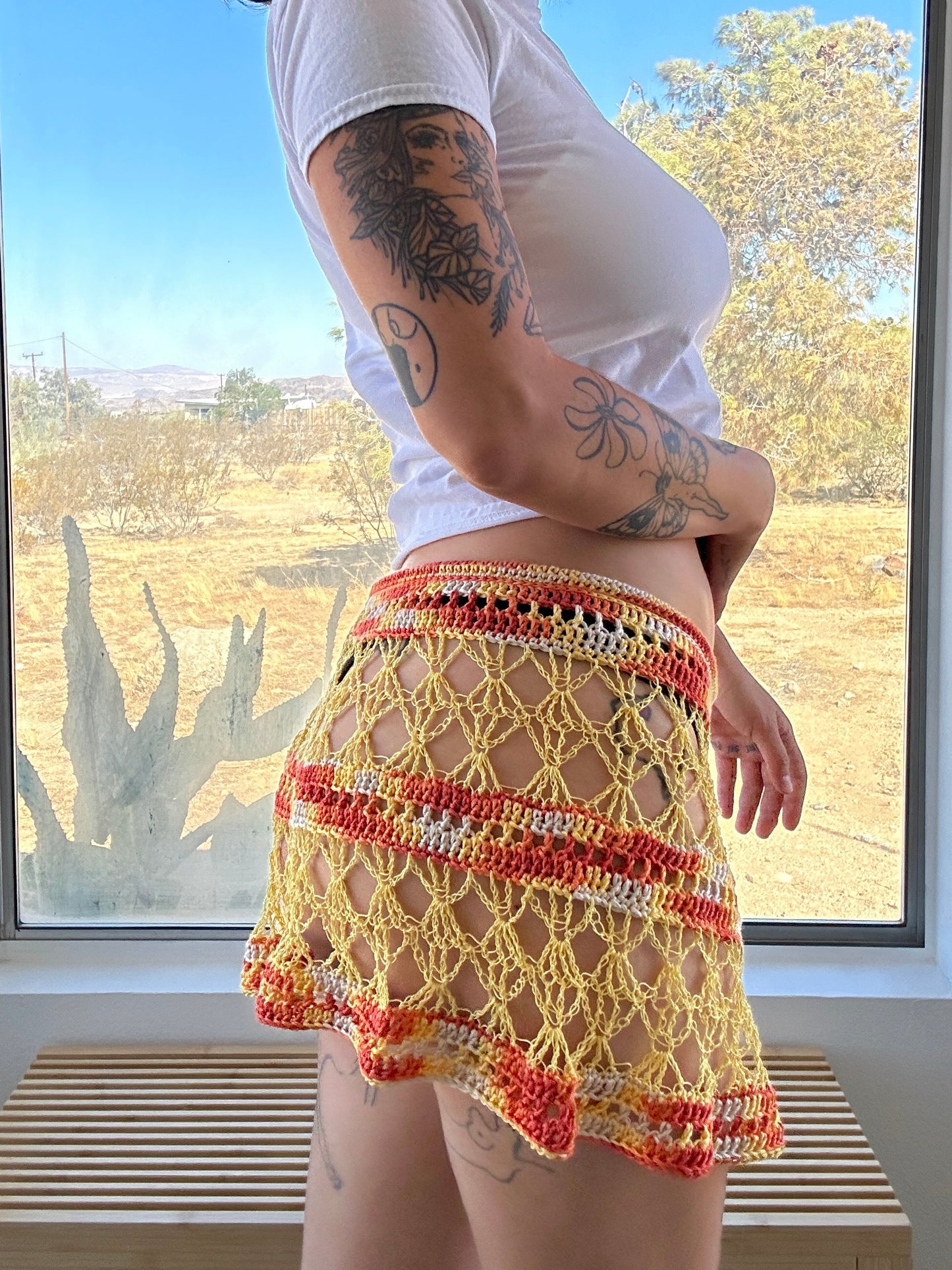 Sunkist Lace Skirt