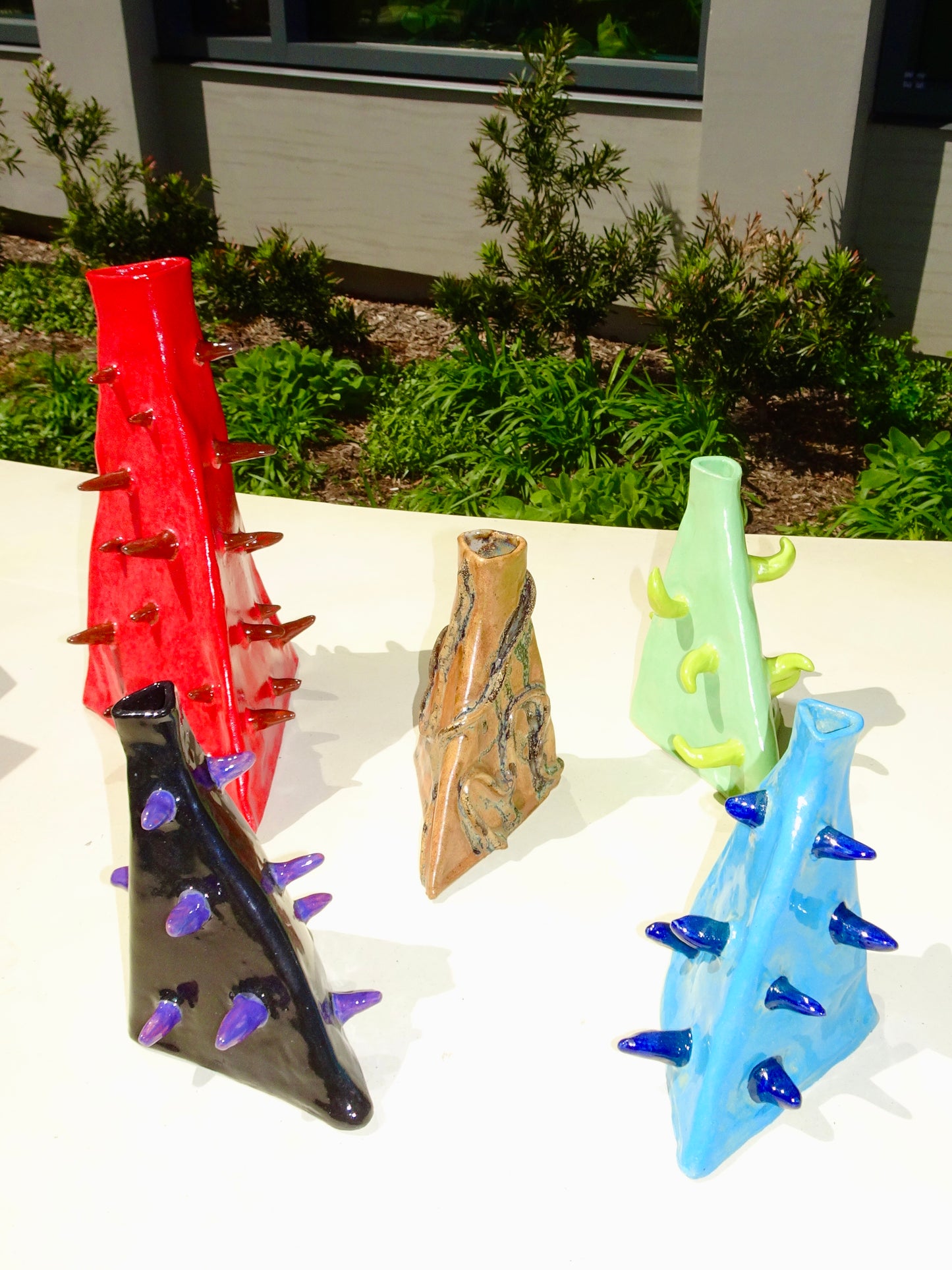 Spikey Vases
